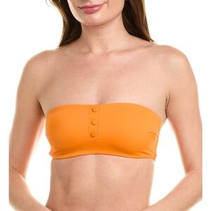 NWT Onia Bandeau Swimsuit Top (S, Persimmon)